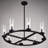 Antwion Light Wagon Wheel Chandelier-743480082-743480093