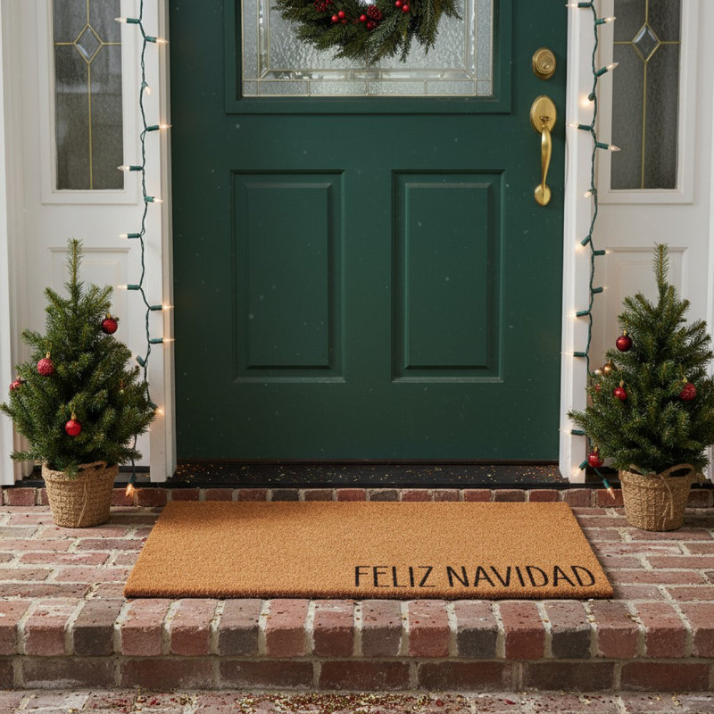 Paillasson Feliz Navidad, L 24 po x L 36 po