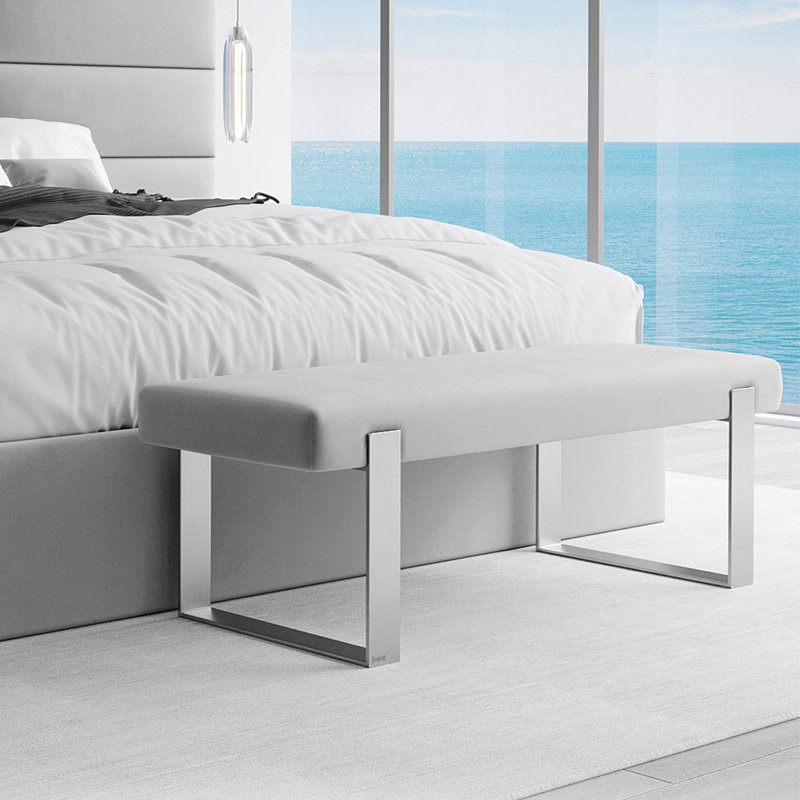 Paschke Storage Bench, Smoke Grey