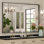 Rectangle Bathroom Vanity Mirror with Aluminum Frame and Tempered Glass