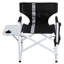 2 chaises pliantes avec table d'appoint et poches, capacité de charge de 400 lb, noir / gris, idéales pour un rangement portable amusant à l'extérieur, grands événements-655440984