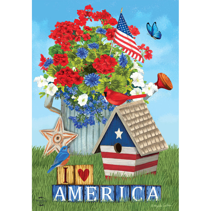 Drapeau «I Love America»
