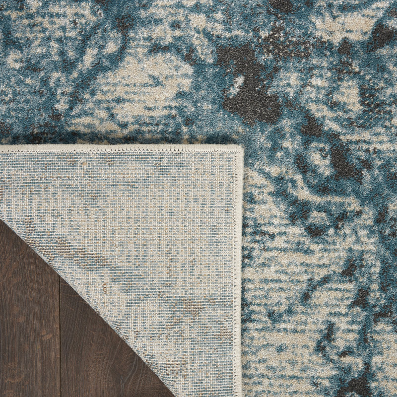 Abstract Indoor Rug, Rectangle 2'2" x 3'9"