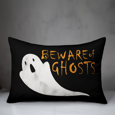  Beware of Ghosts Lumbar Pillow