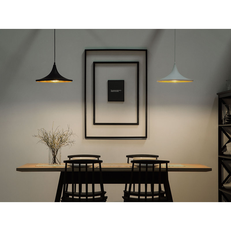 Tristin 1 - Light Cone Pendant, Black