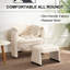 Fauteuil d'appoint moderne Mid-Century 32 po avec accoudoirs-1707590447