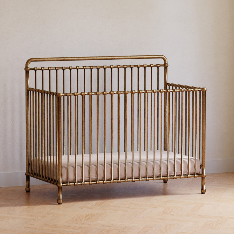 Winston 4 -in-1 Convertible Crib, Vintage Gold