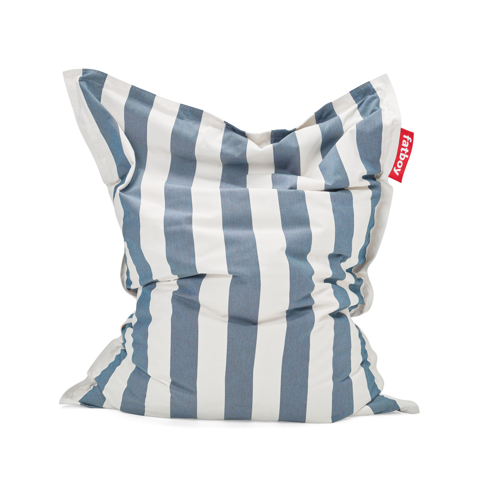 Fatboy Original Outdoor Bean Bag, Stripe Ocean Blue Acrylic