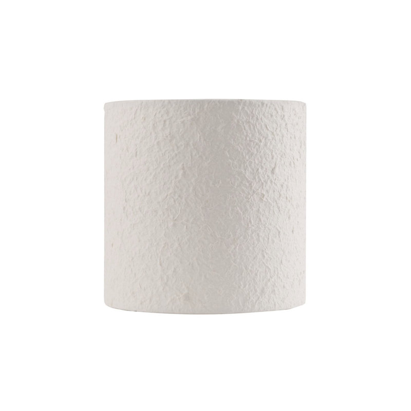Abat-jour tambour en papier H 8 po x l 8 po (araignée), Beige