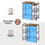 Mini Fridge Stand With Storage Shelves