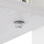Table basse rectangulaire avec plateau de rangement en verre trempé et panneau de fibres à densité moyenne Fraiya-97769657-97769656