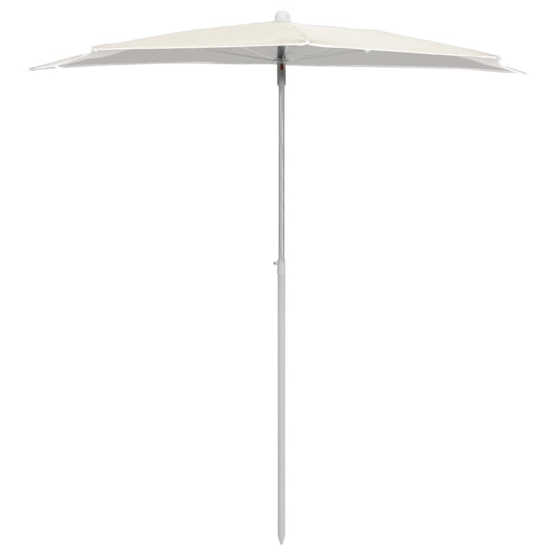 Parasol de marché VidaXL, Crème