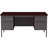 Double Pedestal Office Desk with Center Drawer for Home, Office, or School-111532512-13922310