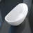 75" x 35" Freestanding Soaking Acrylic Bathtub