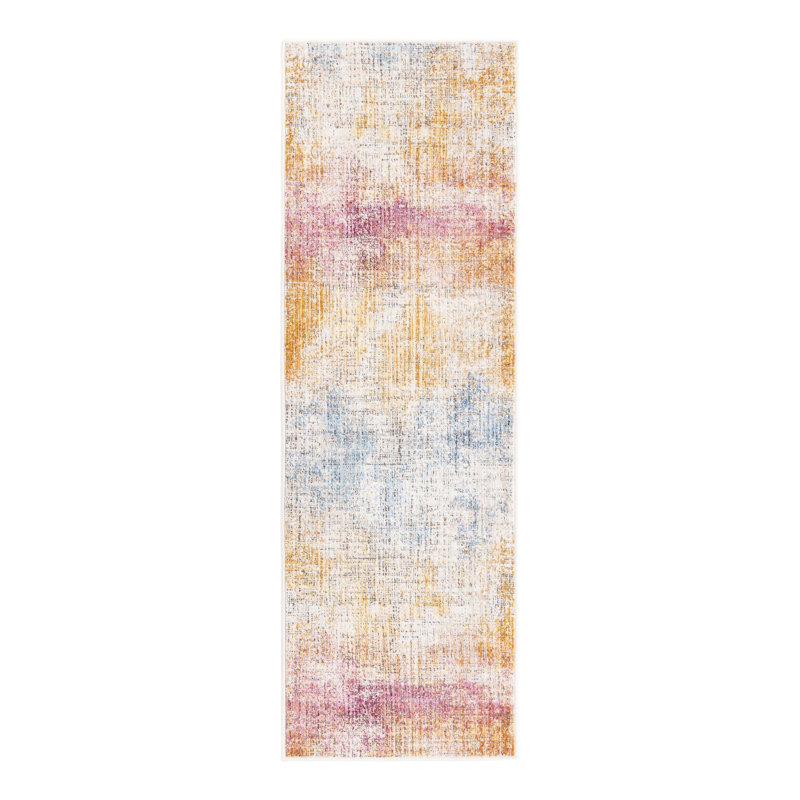 Laquin Abstract Indoor Rug, Runner 2' x 6'