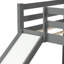 Allain Twin Solid Wood Loft Bed with Slide by Harper&Bright Designs-470360035