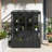 Outdoor 78-Inch Wooden Walk-In Greenhouse Cold Frame With 4 Independent Skylights And 2 Folding Middle Shelves,Anti-Fall Protection,Easy To Assembly-128504194