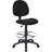 Backed Adjustable Height Ergonomic Lab Stool with Footring Wheels