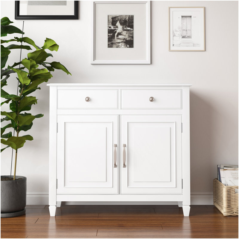 Armoire de rangement en bois Connaught, White