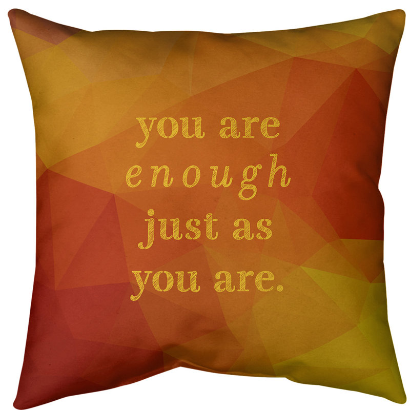 Coussin de sol en pierre précieuse you are so, 40 po x 40 po, Jaune ambre
