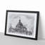 Almudena Cathedral in Madrid Spain in Abstract - Picture Frame Graphic Art Print-55683033-55683038
