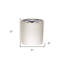 Ensemble de 6 abat-jours cylindriques en lin 6 "Snow-109860680