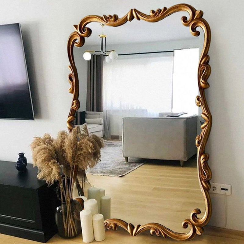 Free Form Manufactured Wood Full Length Mirrors, 70.87" H x 35.43" W