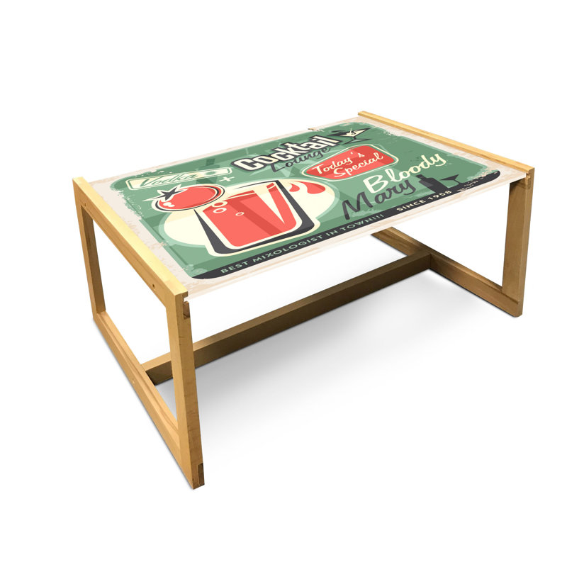 Jaiyeola Sled Coffee Table, 90cm H x 62cm W x 40cm D