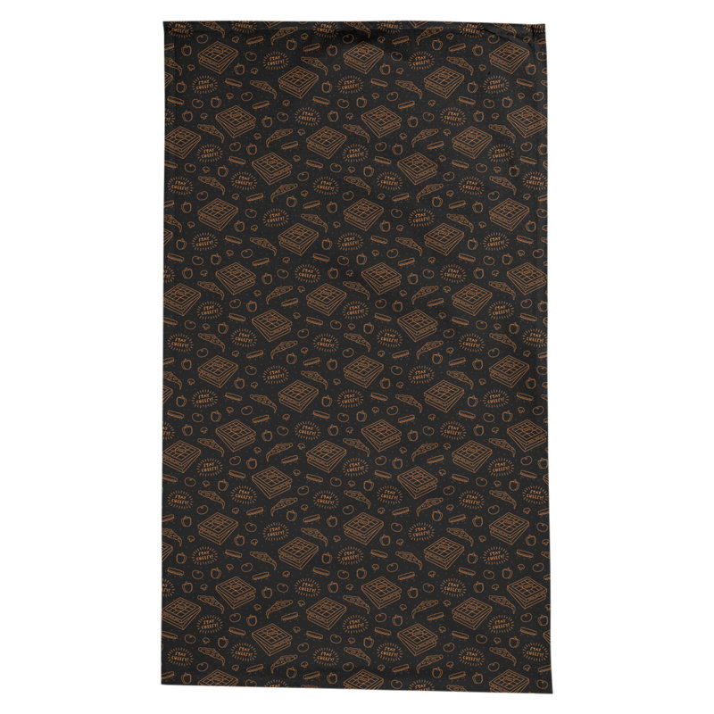 Nappe pizza Avicia, Noir / orange