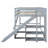 Full Over Full Bunk Bed With Ladder