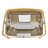 Roll Top Rectangular Chafing Dish With 2 Food Pans & Visible Lid