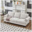 Canapé en tissu rembourré 83 po-1267874567