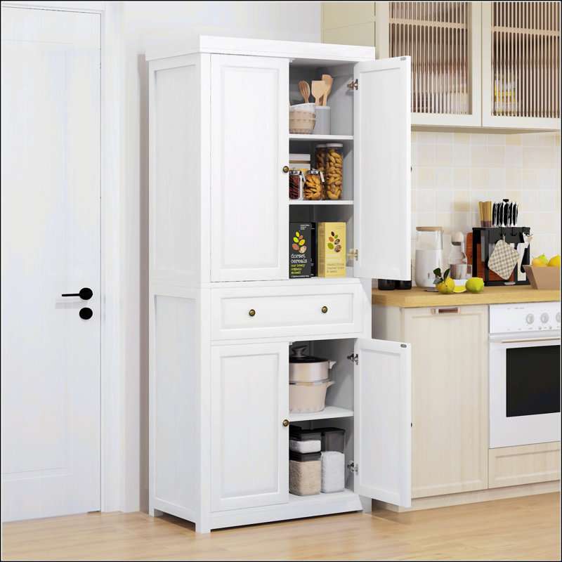 Armoire de rangement 72 po, Blanc