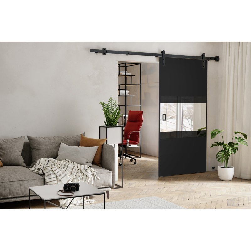 Door, 96cm x 205cm, Black