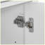 Meuble de salle de bain autoportant blanc de 70,6 cm (27,8 po), meuble de rangement compact pour l'organisation de la salle de bain-659288436-659288437