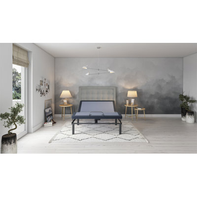 Adjustable Bed Base With Three Vibration Modes And Head And Foot Position Adjustments