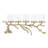 10.4'' H Aluminum Tabletop Candelabra