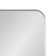 Anacleta Radius Rectangle Framed Wall Mirror