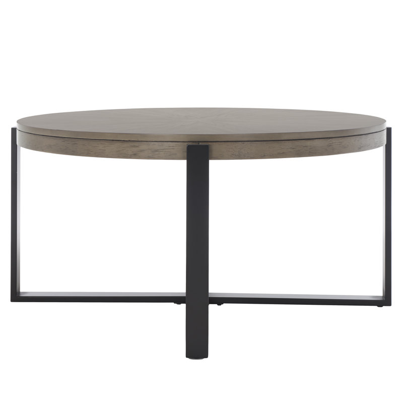 Metoyer Single Coffee Table, Grey/Black