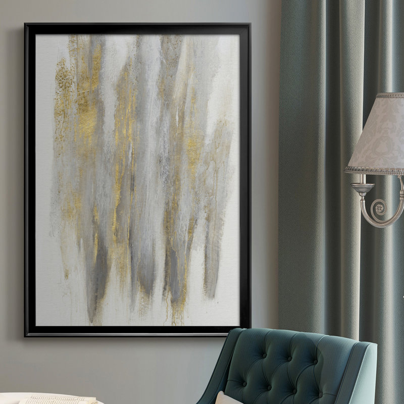 Free-Flowing II - cadre photo, impression sur toile, Noir, H 30,5 po x l 22,5 po x P 1 po