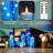Flameless LED Candles with Timer, 9 Pieces Flickering Flameless Candles, Create Romantic Atmosphere and Home Decoration, Stable Acrylic Shell with Embedded Star String-519606882
