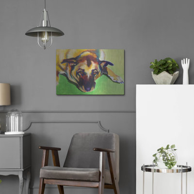 «German Shepherd - Stanley Boy» par Dawg Painter