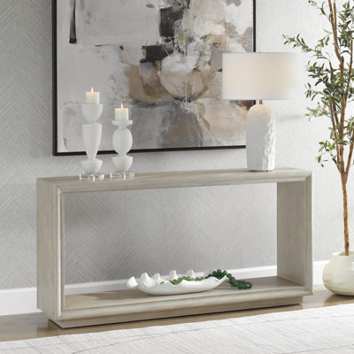 Loon Peak Kardin Light Oak Console Table