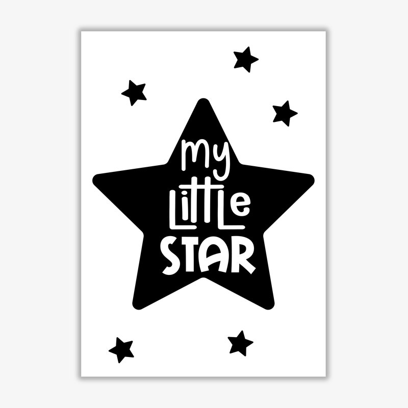 My Little Star - Print, No Frame, 85 cm H x 60 cm W x 1 cm D