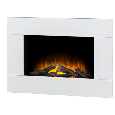 Carina Adam 80 cm W Electric Fireplace with 6824.28 BTU