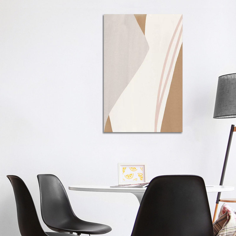 Elegant Abstraction II 1 Piece Wrapped Canvas Wall Art, 101.6 cm H x 66.04 cm W x 3.175 cm D