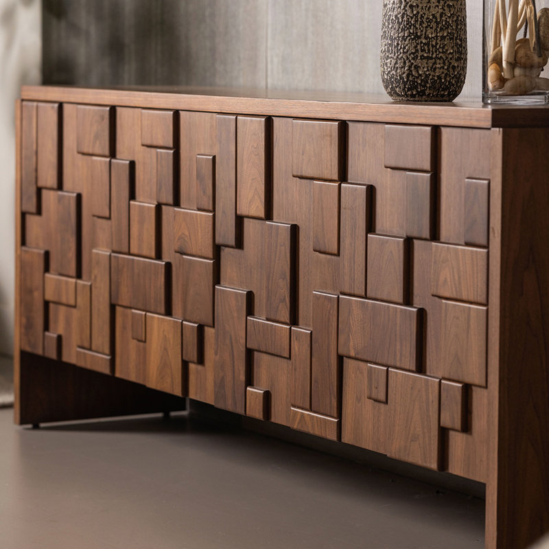 Louise 76'' W Solid Wood Sideboard