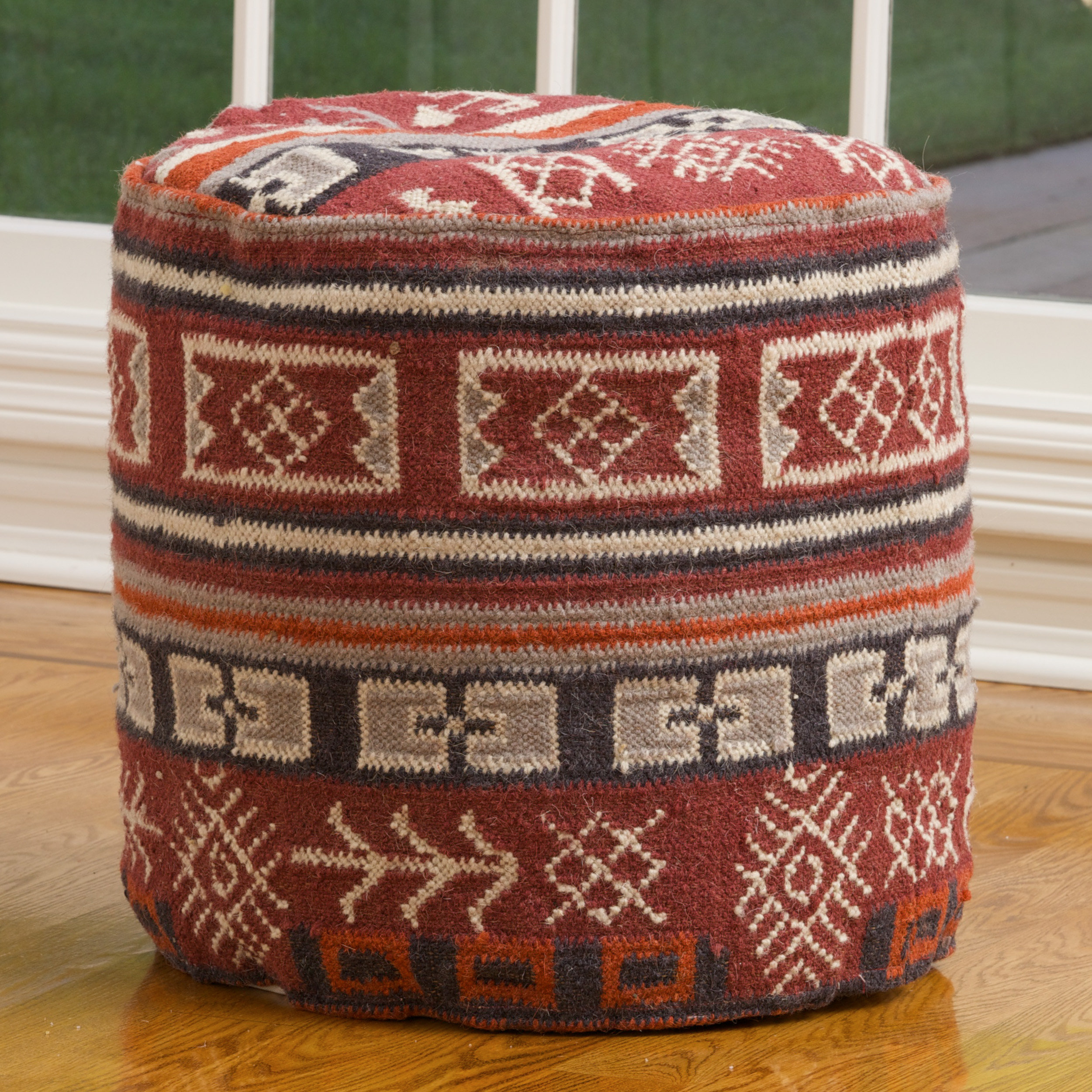 Home Loft Concepts Upholstered Pouf 