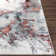 Tapis gris / rouge foncé Dittmer