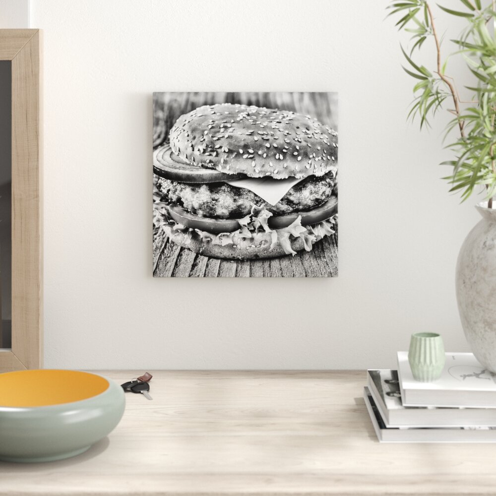 Leinwandbild Leckerer Cheeseburger